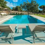 Villa Arte Sun loungers in pool