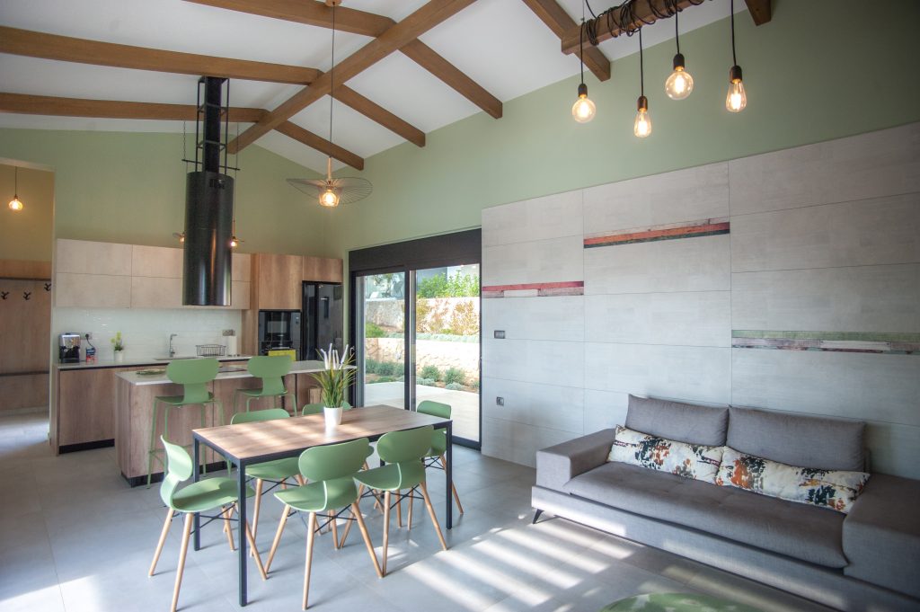 Kitchen and dining area, Villa Arte, Kefalonia